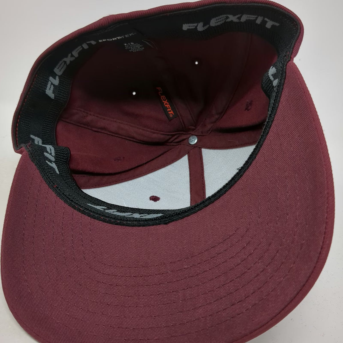 Sport-Tek Baseball Cap Red S A-1 Heating Lennox HVAC Flexfit Curved Brim Hat
