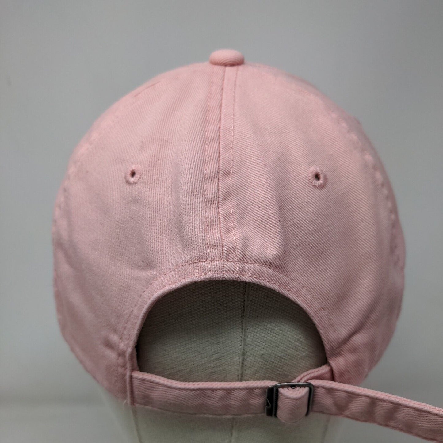 Nike Slideback Hat Pink OSFM Adjustable Embroidered Vented Holes Heritage86