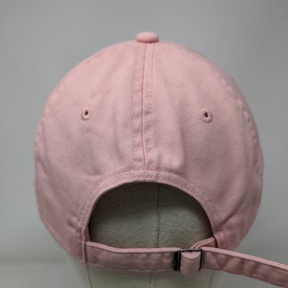Nike Slideback Hat Pink OSFM Adjustable Embroidered Vented Holes Heritage86