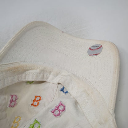 Boston Red Sox MLB American Needle White One Size Baseball Cap All Over Logo Hat
