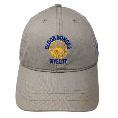 Cap America Baseball Cap Beige OSFM Boston Children's Hospital Blood Donor Hat