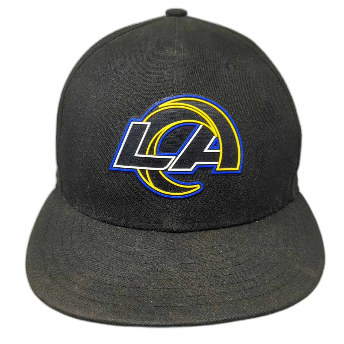 Los Angeles Rams NFL New Era Snapback Black One Size Hat Time To Shine Side Hit