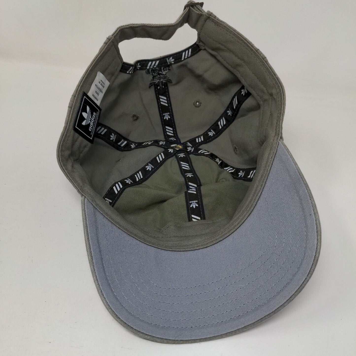Adidas Slideback Hat Brown OSFM Adjustable Embroidered Trefoil Vented Holes