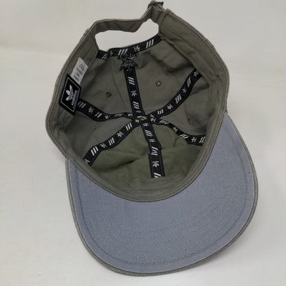 Adidas Slideback Hat Brown OSFM Adjustable Embroidered Trefoil Vented Holes