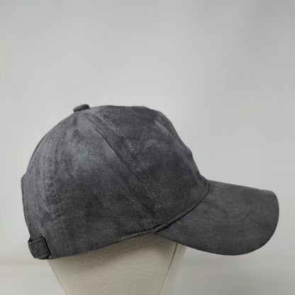 Unbranded Slideback Hat Gray One Size Adjustable Lightweight 6 Panel Blank