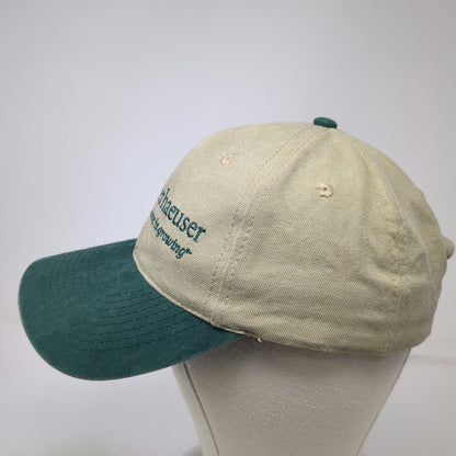 Boise Hat Baseball Cap Beige Green One Size Weyerhaeuser Timberland Strapback