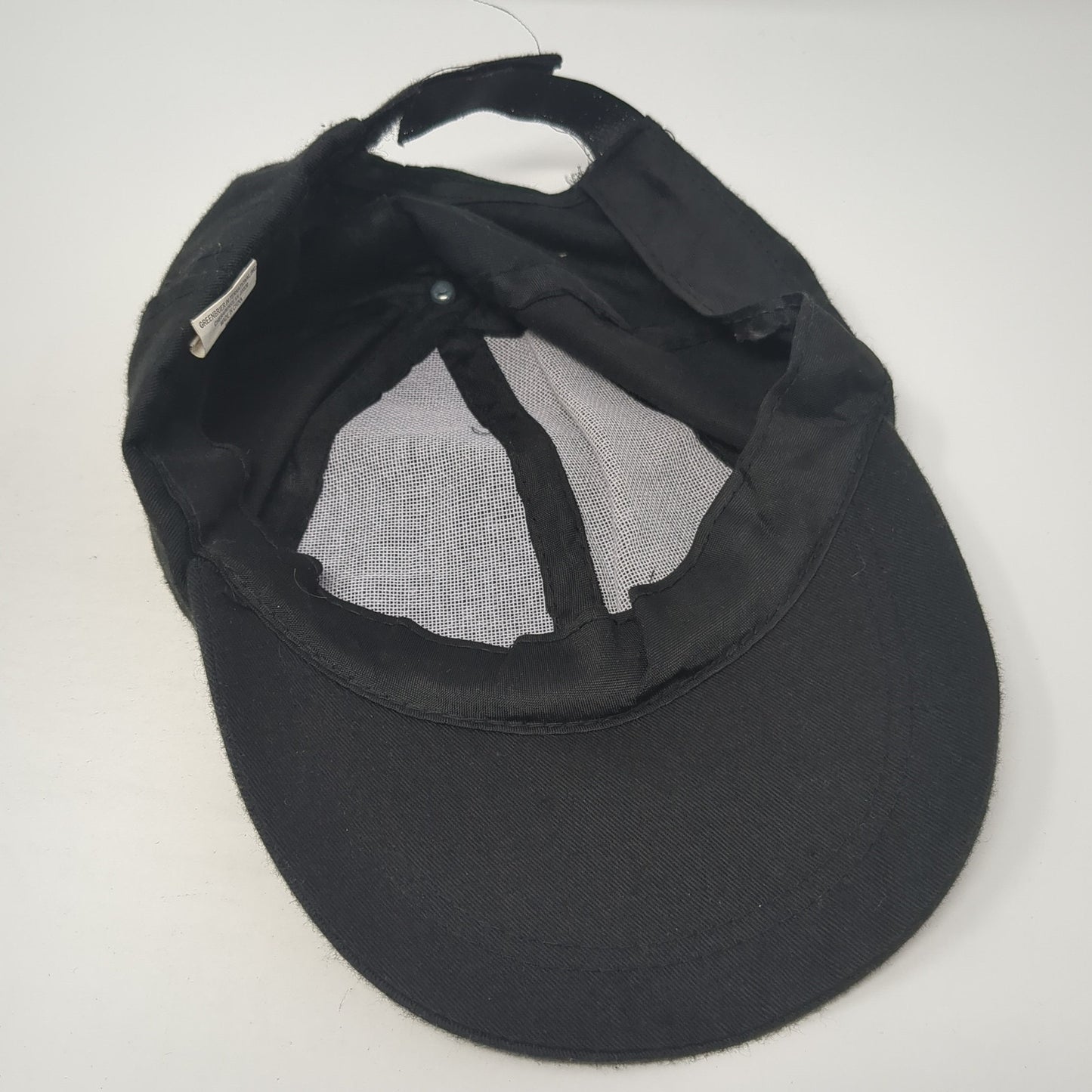 Unbranded Strapback Baseball Cap Black One Size Adjustable 6 Panel Blank