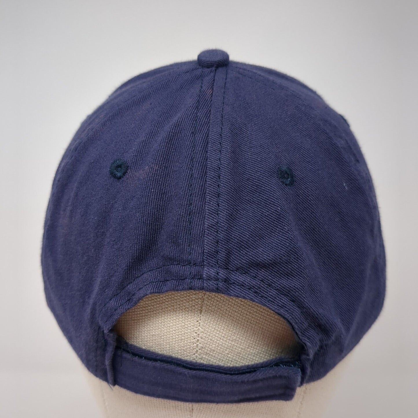Alaska Strapback Hat Blue One Size Adjustable Embroidered Arctic Circle
