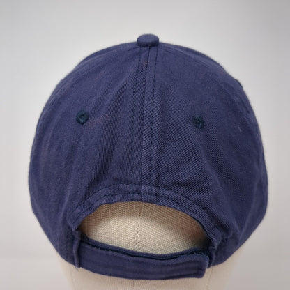Alaska Strapback Hat Blue One Size Adjustable Embroidered Arctic Circle