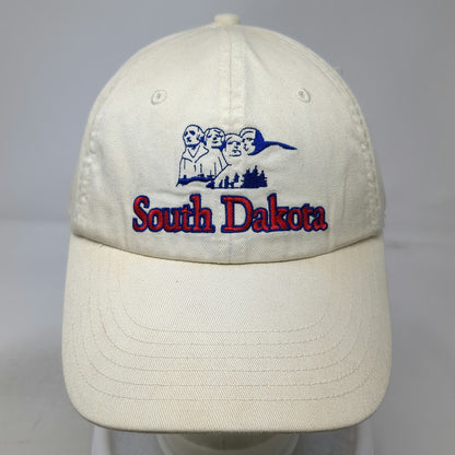 Flying J South Dakota Mount Rushmore Hat Beige Baseball Cap One Size Strapback