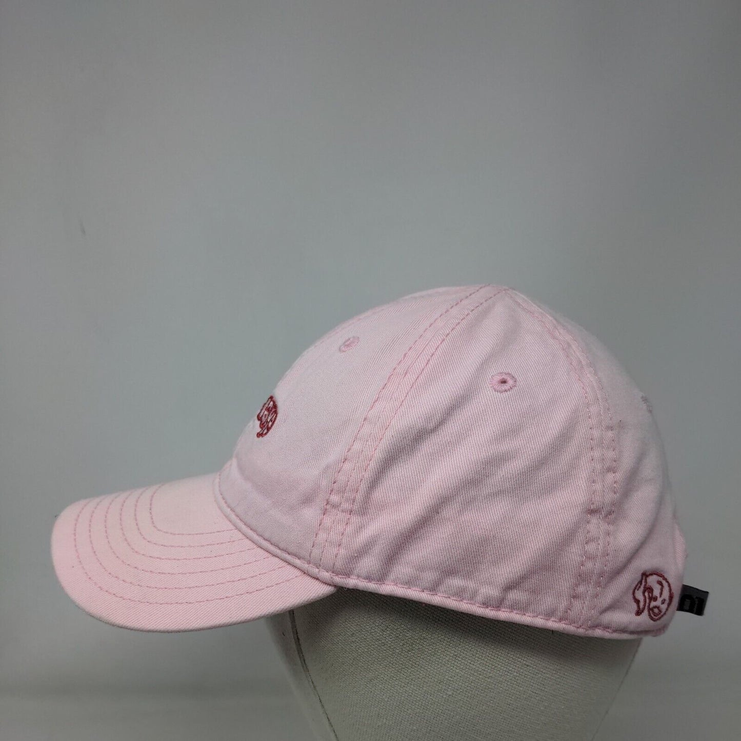 Redfish Lake Strapback Hat Pink OSFA Adjustable Embroidered Attitude