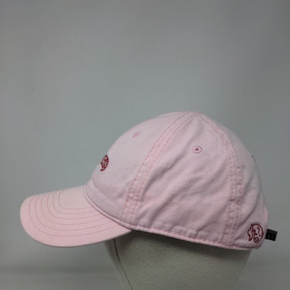 Redfish Lake Strapback Hat Pink OSFA Adjustable Embroidered Attitude