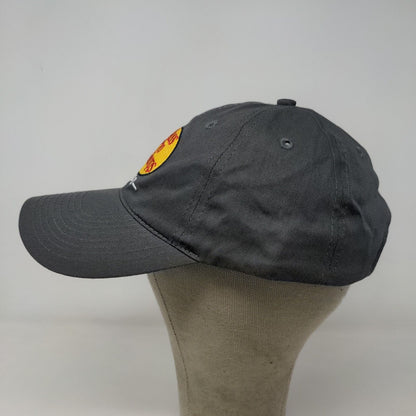 Bass Pro Shops Club Men's Slideback Hat Gray Adjustable Embroidered Logo Cotton