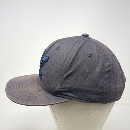 Adidas Snapback Blue One Size Hat Trefoil Logo Embroidered Adjustable OSFM