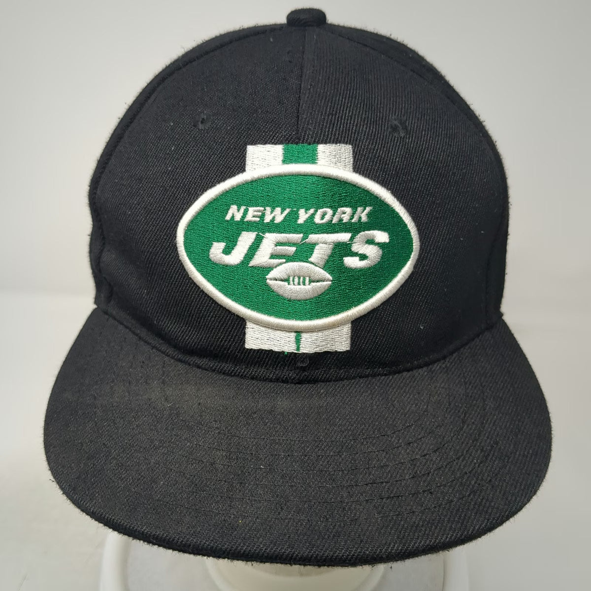New York Jets NFL New Era Snapback Hat Black M 9FIFTY Flat Brim Logo