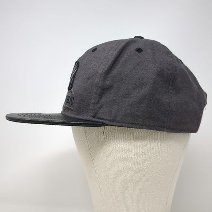 Ace Cap Inc Snapback Purple One Size Hat California Republic Bear Flat Brim