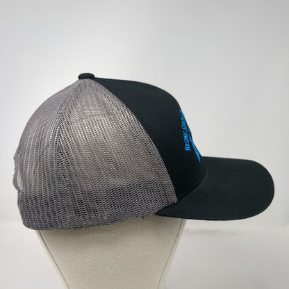 Pacific Headwear Trucker Hat Black One Size Snapback Mesh Horse Riding Center