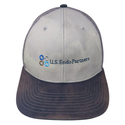 US Endo Partners Trucker Hat Gray One Size Adjustable Mesh Back Richardson
