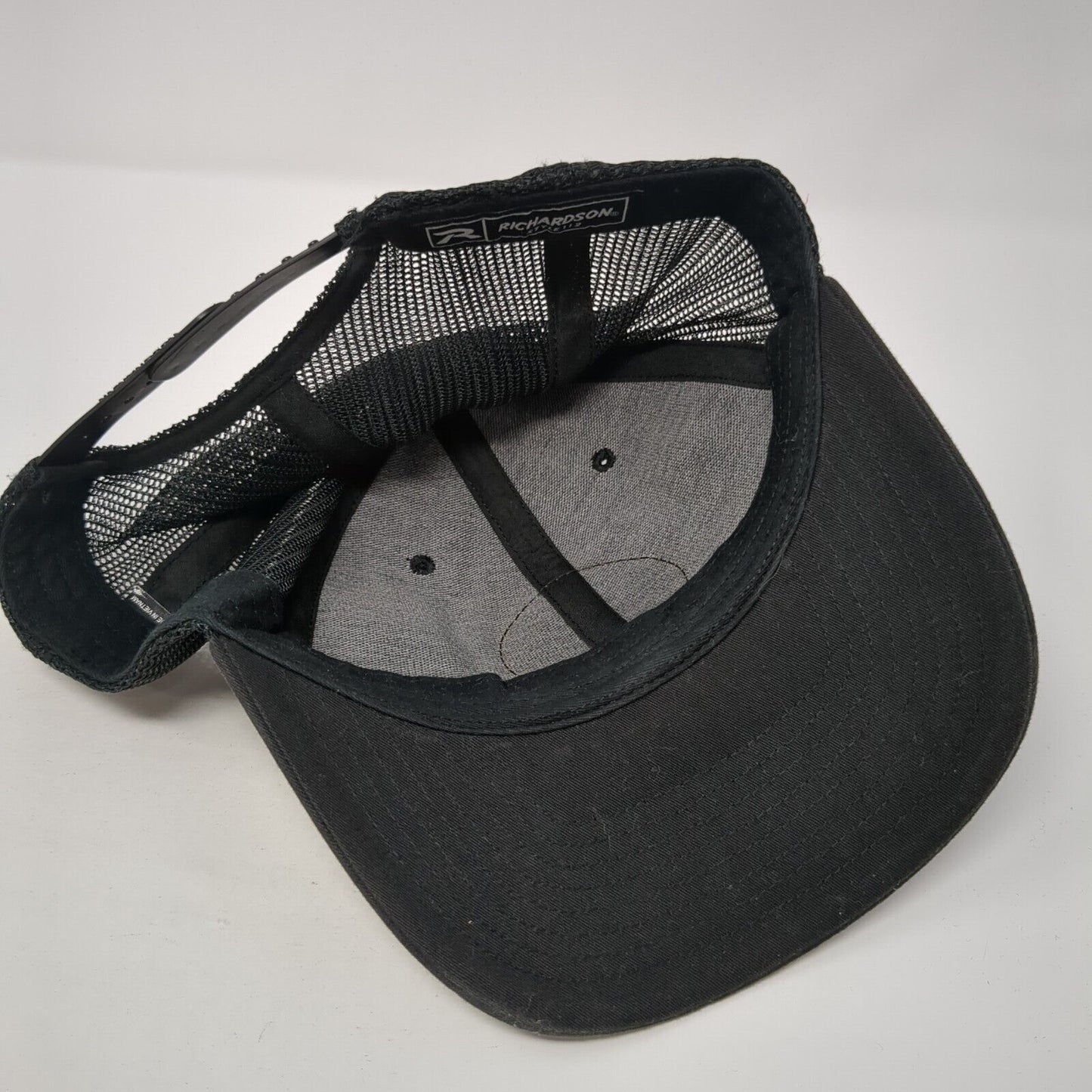 DM03 Orlando FL Snapback Trucker Hat Black OS Adjustable Mesh Back Richardson