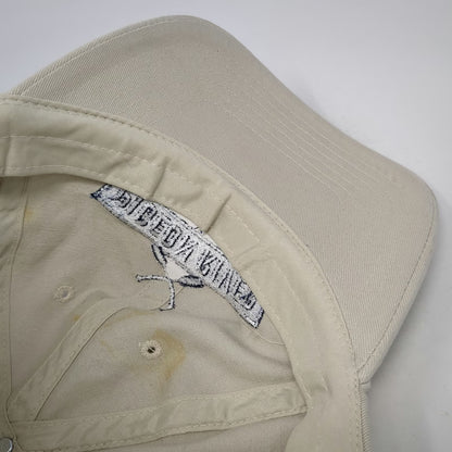 My Town Originals Pigeon River Tennessee Hat Beige Blue One Size Baseball Cap