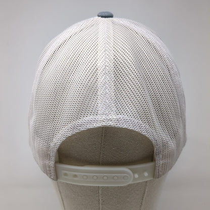 Grace Meat + Three Snapback Trucker Hat Blue One Size Mesh Back Yupoong