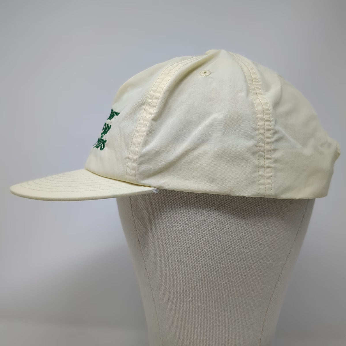 AS Colour 5 Panel Yellow Green One Size Snapback Nylon Swing Tips Golf Hat