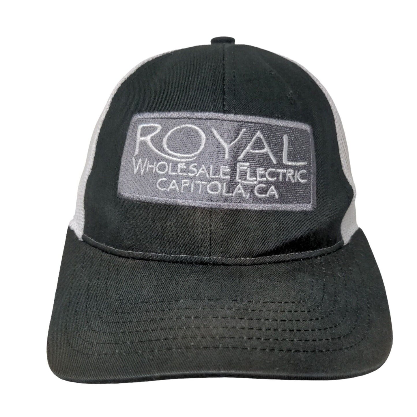 Royal Wholesale Electric Capitola CA Adult Trucker Hat Black One Size Mesh Back