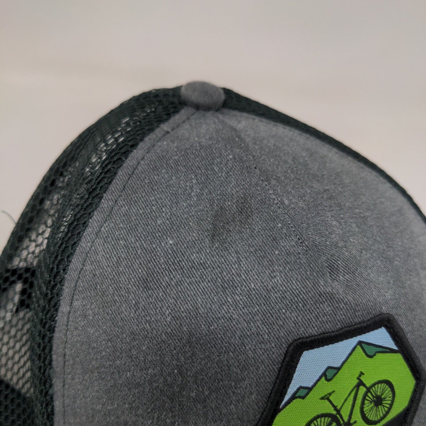 Costa Rica Bicycle Patch Snapback Trucker Hat Multi One Size Mesh Back