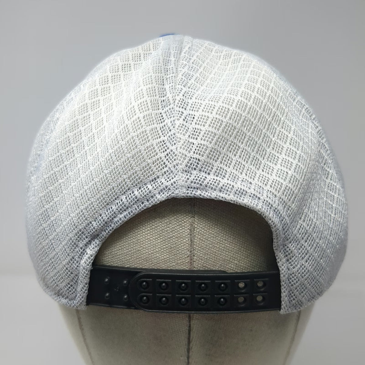 Petreven Zero Accidents Blue White One Size Trucker Hat Mesh Snapback Drilling