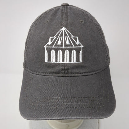 STE Chapelle Slideback Hat Gray One Size Adjustable Embroidered Cap America