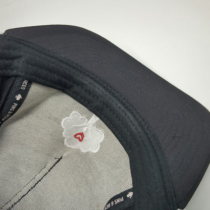 Pins & Aces 5 Panel Black One Size Hat Freedom Youth Tree Heart Rope Snapback