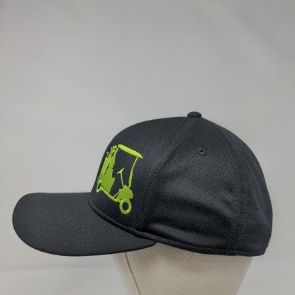 ID Golf Idaho Snapback Hat Black OSFM Adjustable Embroidered Otto