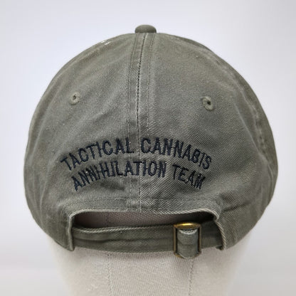 Outdoor Cap Tactical Cannabis Annihilation Team Hat Green One Size Baseball Cap