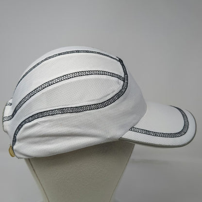 Athleta Baseball Cap White One Size Performance Running Contrast Stitch Hat