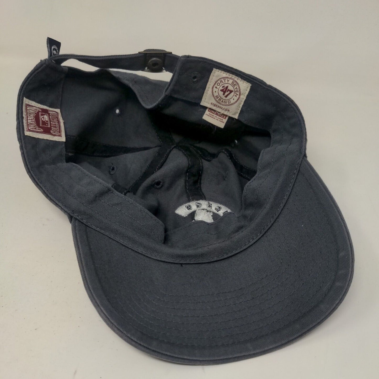 '47 Brand Men's Slideback Hat Gray OS Embroidered Chicago Cubs Cooperstown Logo