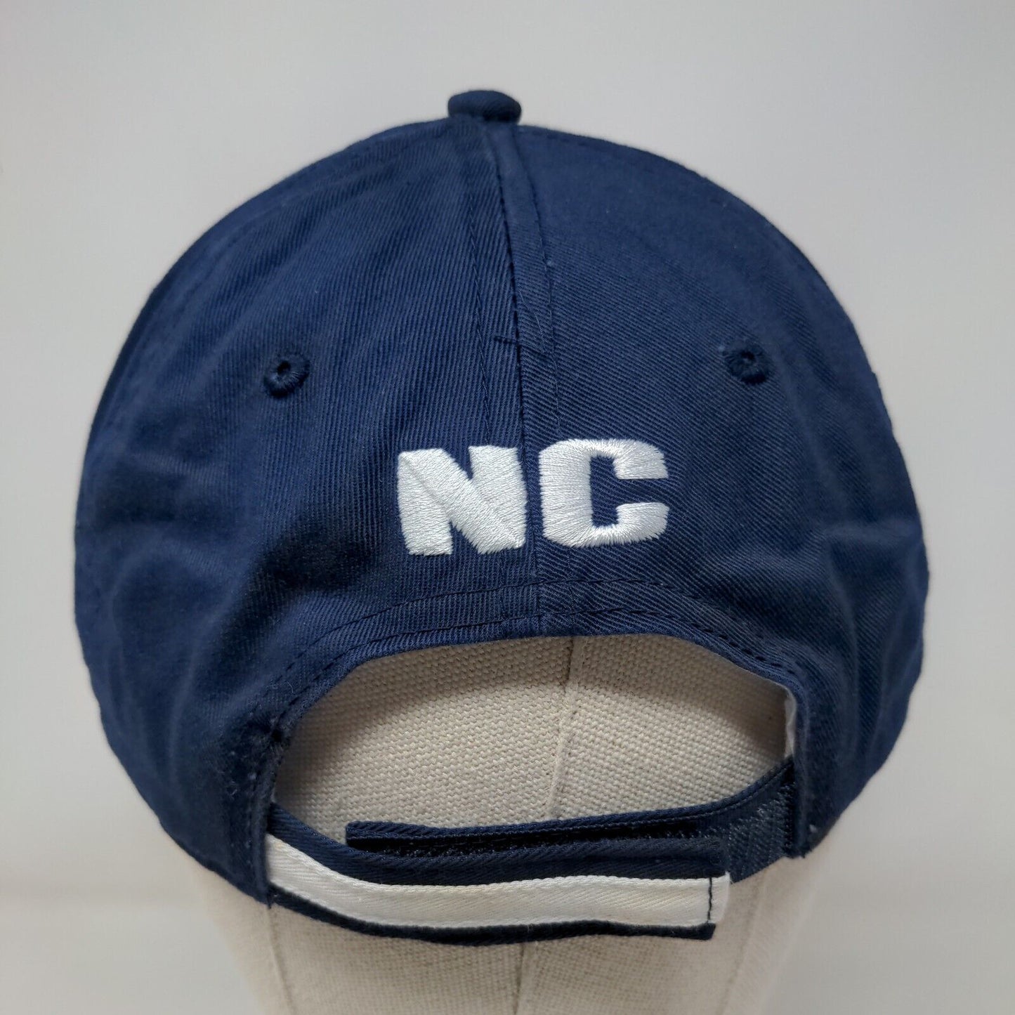 Topsail Island North Carolina NC Strapback Hat Blue OSFA Embroidered