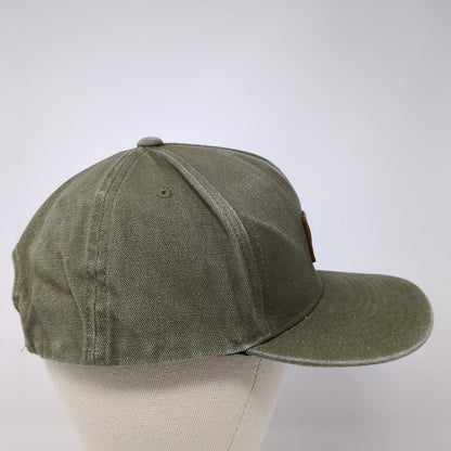 Vans Off The Wall Patch Snapback Hat Green One Size Adjustable Solid