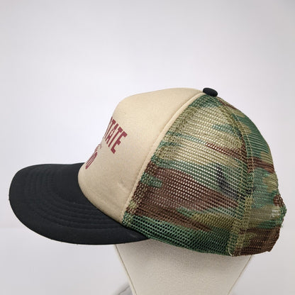 Dutch State Of Mind Snapback Mesh Back Trucker Hat Camo One Size District