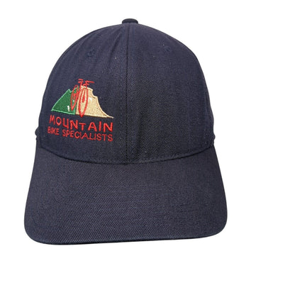 Mountain Bike Specialists Fitted Hat Blue S/M Flexfit Embroidered Yupoong