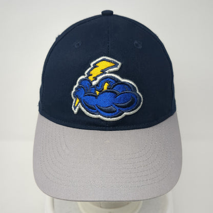 Trenton Thunder Strapback Hat Blue One Size Adjustable OC Sports 6 Panel