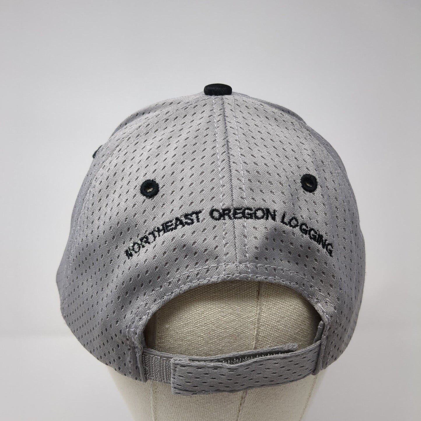 Boise Strapback Hat Gray One Size Adjustable Embroidered Otto 6 Panel