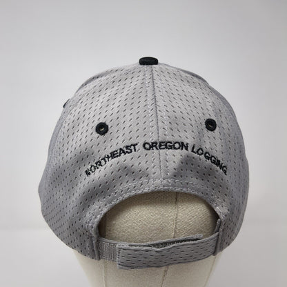 Boise Strapback Hat Gray One Size Adjustable Embroidered Otto 6 Panel