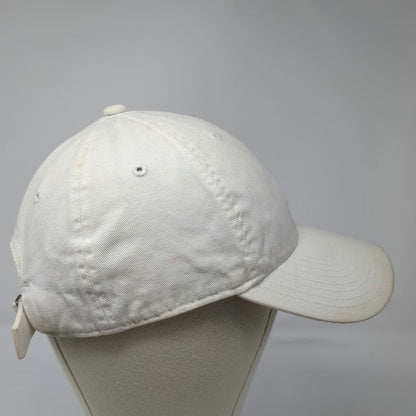 Nike Baseball Cap White One Size Heritage86 Slideback Swoosh Logo Cotton Hat