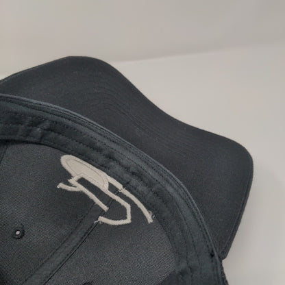 Sum+it Riders Snapback Trucker Hat Black OS Adjustable Mesh Back Richardson
