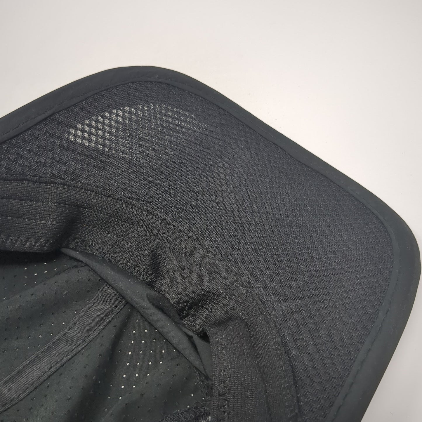 Unbranded Slideback 5 Panel Cap Black One Size Adjustable Breathable Blank