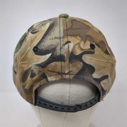 Deer Hunter Snapback Hat Camo One Size Adjustable Embroidered Hunting