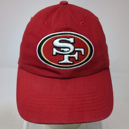 '47 San Francisco 49ers Baseball Cap Red S NFL Fitted Green Underbrim Hat