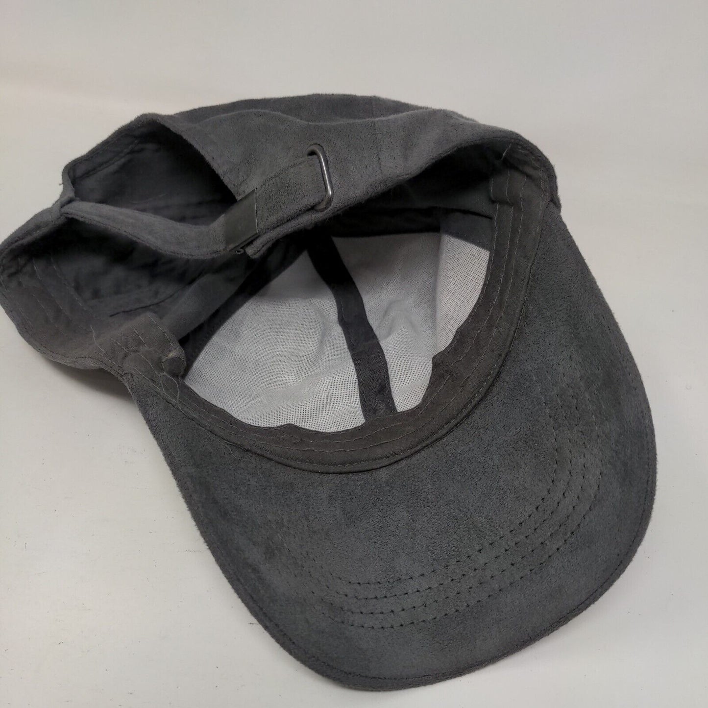 Unbranded Slideback Hat Gray One Size Adjustable Lightweight 6 Panel Blank