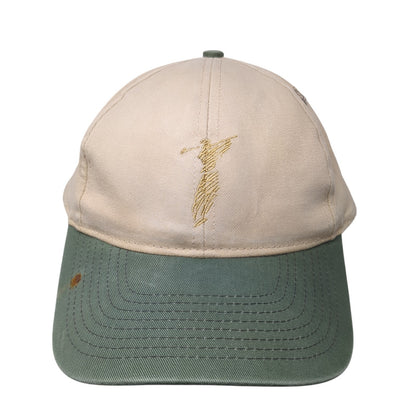 Man Golfing Slideback Hat Multicolor One Size Adjustable Embroidered