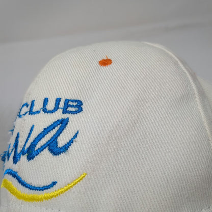 Baseball Cap White One Size Wyndham Resorts Club Viva Logo Adjustable Hat